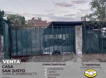 RUS-RUS-9629_2 · Venta Casa 3 Ambientes San Justo
