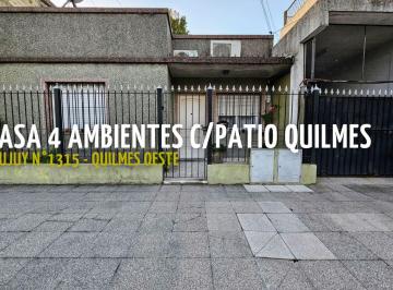 Casa · 79m² · 4 Ambientes · 1 Cochera · Casa en Venta Quilmes