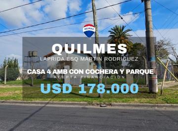 Casa · 171m² · 4 Ambientes · 3 Cocheras · Venta Casa 4 Ambientes Quilmes