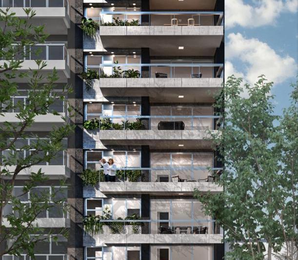 Desarrollo vertical · Living Crespo - Loyola 255