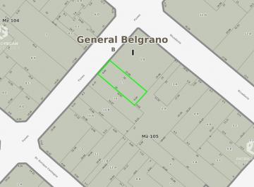 Terreno · 225m² · Terreno en El Centro de General Belgrano