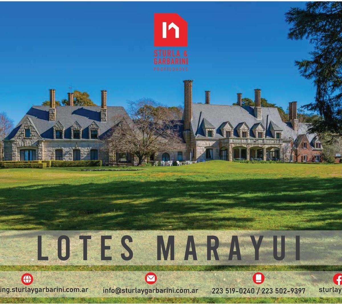 Terreno en Marayui de 1257 m²
