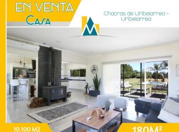 Casa · 180m² · 3 Ambientes · 4 Cocheras · Gran Propiedad en Barrio Cerrado con Vista Al Lago, Amueblado