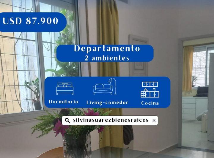 Departamento · 33m² · 2 Ambientes