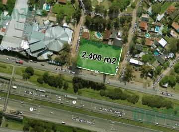 Terreno · 2400m² · Fracción en Venta de 2400 m² Sobre Acceso Oeste - m Peaje Ituzaingo