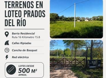 Terreno · 500m² · Se Venden Terrenos en Loteo Prados del Río