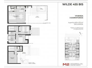 Departamento de 4 ambientes, Rosario · Venta Casa en Condominio 3 Dorm. Fisherton