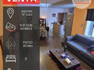Departamento · 80m² · 3 Ambientes · Casa Unica Pasillo Interna. 2 Dorm. Excelente Estado