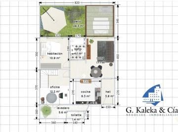 Departamento · 65m² · 3 Ambientes · Depart en Pb, de 3 Ambientes con Dependencia y Patio!