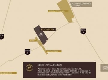 Terreno · 1024m² · Hermoso Lote Interno en El Campo - Fincas Exclusivas Cardales. Campana.