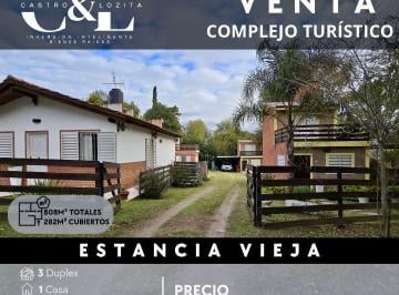 Hotel · 282m² · 9 Ambientes · 4 Cocheras · Complejo Turístico de 4 Unidades a 200 m de La Ruta 38, Estancia Vieja.