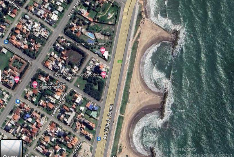 Lote 1020m² primera línea del mar — Barrio Camet