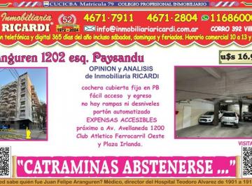Garage · 15m² · 1 Cochera · Catraminas Abstenerse Coch Cubierta Pb Facil Acceso Egreso