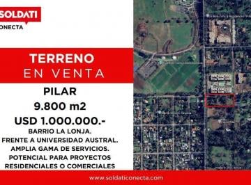 Terreno · 9800m² · Terreno de 9.800 m² en Venta - Lonja Pilar - a m de Universidad Austral