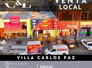 Local comercial · 116m² · Local Comercial con Excepcional Ubicación en Villa Carlos Paz