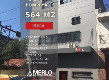 Depósito · 579m² · Depósito en Pompeya