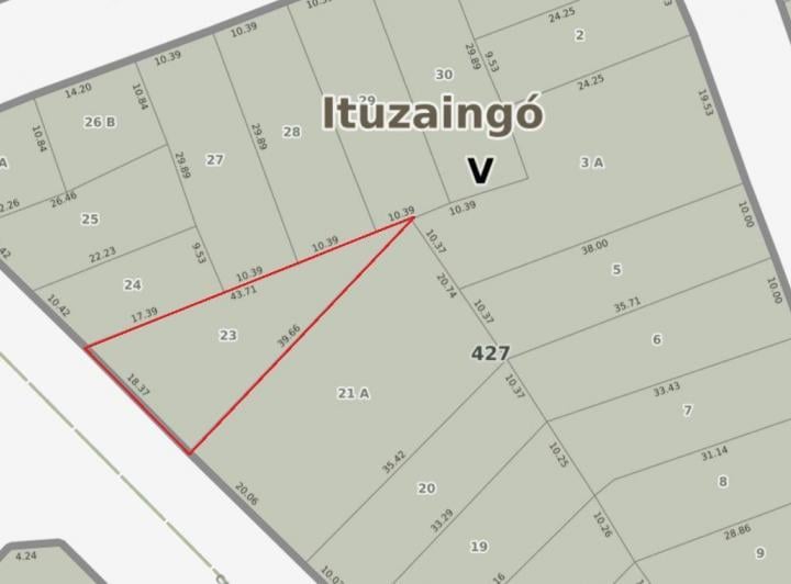 Terreno · 40m²