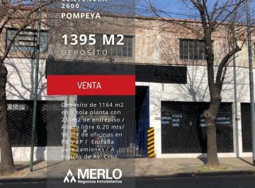 Depósito · 1395m² · Depósito en Pompeya