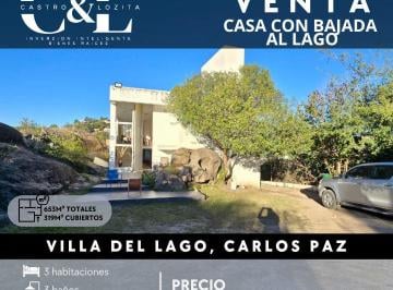 Casa · 319m² · 7 Ambientes · 1 Cochera · Propiedad 3 Dor, Piscina con Bajada Al Lago Villa del Lago - Villa Carlos Paz