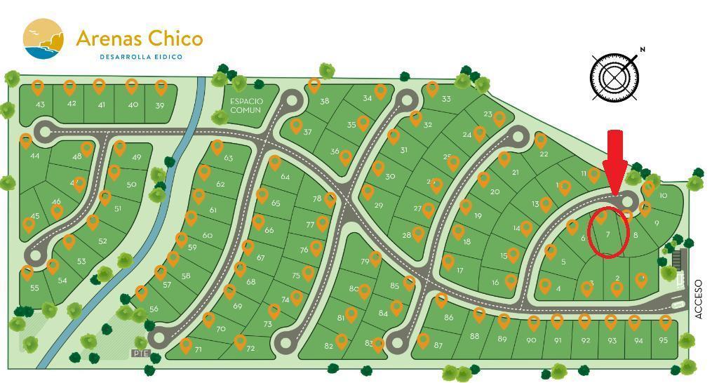 Lote en Venta en Barrio Privado Arenas Chico