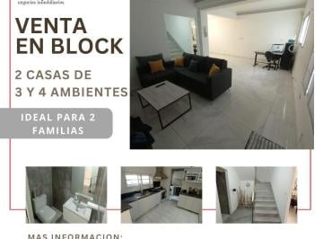 Casa de 4 ambientes, Lanús · Venta en Block: 2 Casas de 3 y 4 Ambientes - Valentin Alsina - Lanus.