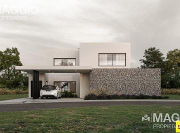Casa · 218m² · 4 Ambientes · 2 Cocheras · Casa a Construir Venta Barrio Aluen Ezeiza