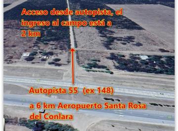Campo · 250000m² · 1 Ambiente · Campo 25 Hs. a 8 Km Aeropuerto Valle del Conlara
