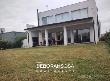 Casa · 180m² · 5 Ambientes · 1 Cochera · Casa en Alquiler 5 Ambientes 3 Habitaciones y Dependencia Pileta Barrio Cerrado San Pablo Pilar