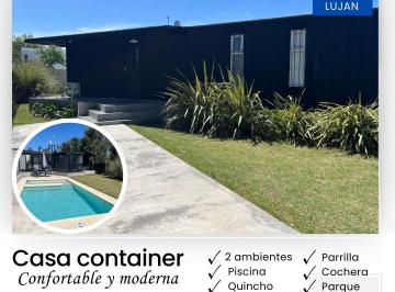 Quinta vacacional de 2 ambientes, Luján · Venta Casa Container 2 Ambientes, 70 m², Barrio Nuevo Loreto, Jáuregui, Luján.