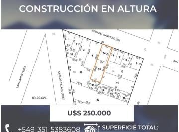 Terreno · 468m² · Alta Cordoba Ideal Desarrollo Inmobiliario. Zona C4