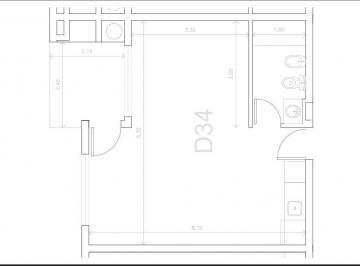 Departamento · 35m² · 1 Ambiente · 1 Cochera · Departamento en Aguaribay en Venta Oportunidad Apto Credito
