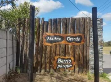 Terreno · 300m² · Jns Oportunidad Lote Barrio Parque Matheu