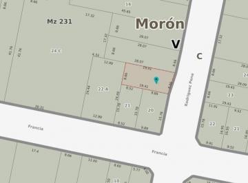 Terreno , Morón · Lote en Venta en Castelar Norte
