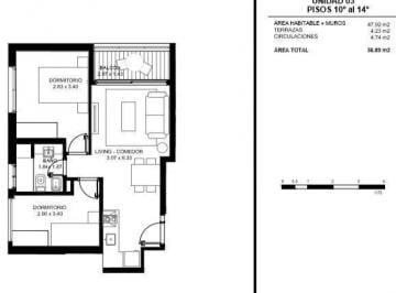 Departamento · 55m² · 3 Ambientes · Departamento - Punta del Este