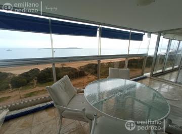 Departamento · 147m² · 4 Ambientes · 1 Cochera · Alquiler Departamento 3 Dorm. Mas Dependencia Primera Línea Playa Mansa