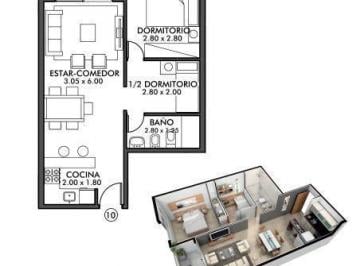 Departamento · 45m² · 3 Ambientes · Departamento - Punta del Este