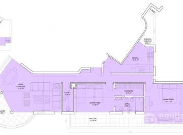 Departamento · 107m² · 3 Ambientes · 1 Cochera · Apartamento 2 Dorm. Punta Carretas Golf Monetvideo