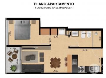 Departamento · 39m² · 2 Ambientes · Hermoso Monoambiente con Balcón en La Blanqueada