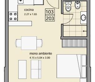 Departamento · 46m² · 1 Ambiente · Venta Monoambiente Al Frente Centro Montevideo