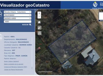 Terreno · 900m² · Manzana 107 Padron 4001 y 4000 - Calle 36