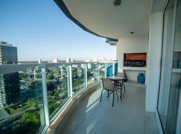 Departamento · 100m² · 3 Ambientes · 1 Cochera · Departamento en Casino Tower con Vista Al Mar y Parrilla Privada - Tm
