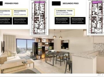 Departamento · 50m² · 1 Ambiente · Monoambiente a Estrenar