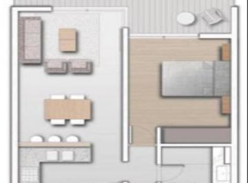 Departamento · 46m² · 2 Ambientes · Departamento en Venta de 1 Dormitorio con Balcón Amplio Al Frente - Barrio España y Hospitales