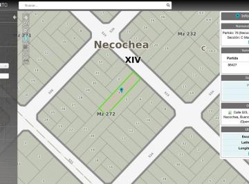 Terreno · 500m² · Terreno en Quequen Sobre Calle 523 y 526