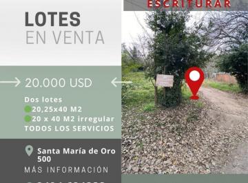 Terreno · 1400m² · Lote Santa Maria de Oro