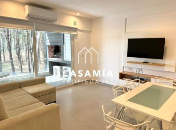 Departamento · 63m² · 2 Dormitorios · 1 Cochera · Renata Norte - Pinamar con Plena Vista Al Bosque