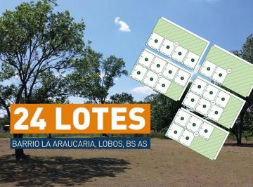 Terreno · 1886m² · Loteo con Lotes de 41 m X 46 m en La Araucaria, Lobos
