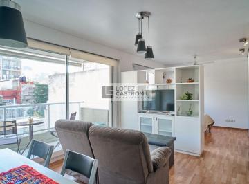 Departamento · 45m² · 1 Ambiente · Alquiler Temporario! Balcón C/vista Abierta! T/a Nuevo! M/lum! Amob y Equip! Amenities! Único! Oport