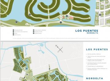 Terreno · 806m² · Lote en Venta Barrio Los Puentes Nordelta