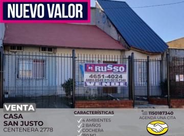 RUS-RUS-9726_2 · Venta Casa 4 Ambientes San Justo